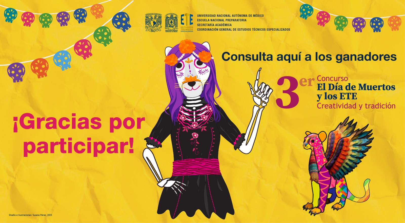 Consulta a los ganadores del 3er concurso de día de muertos